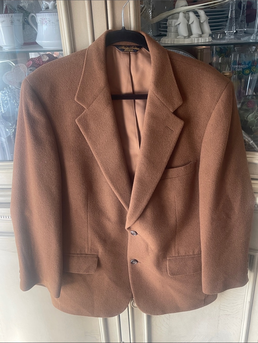 Brooks Brothers Camel Brown camel hair Sports Coat